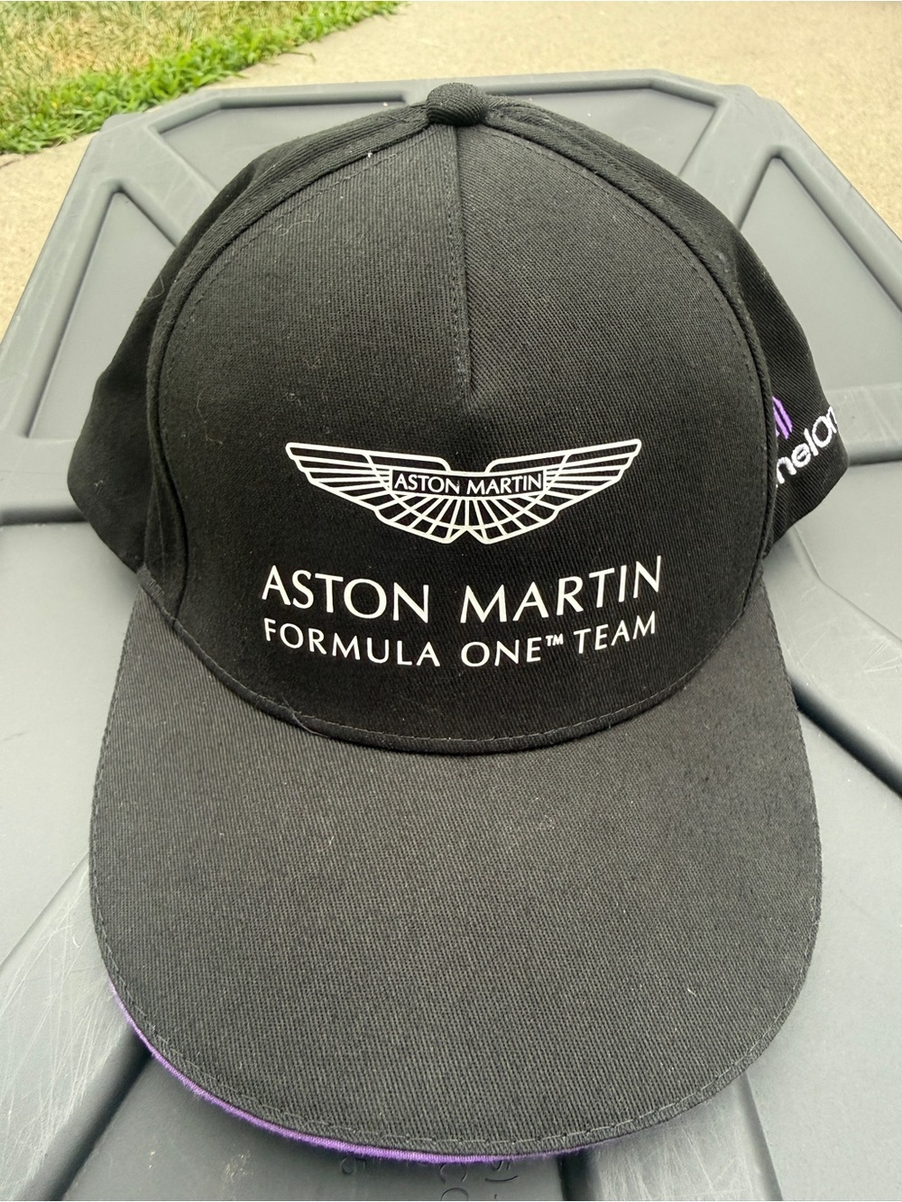 Aston Martin Formula One Team Black Logo Cap